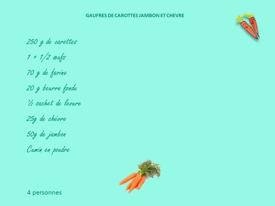 Gaufre carotte 1